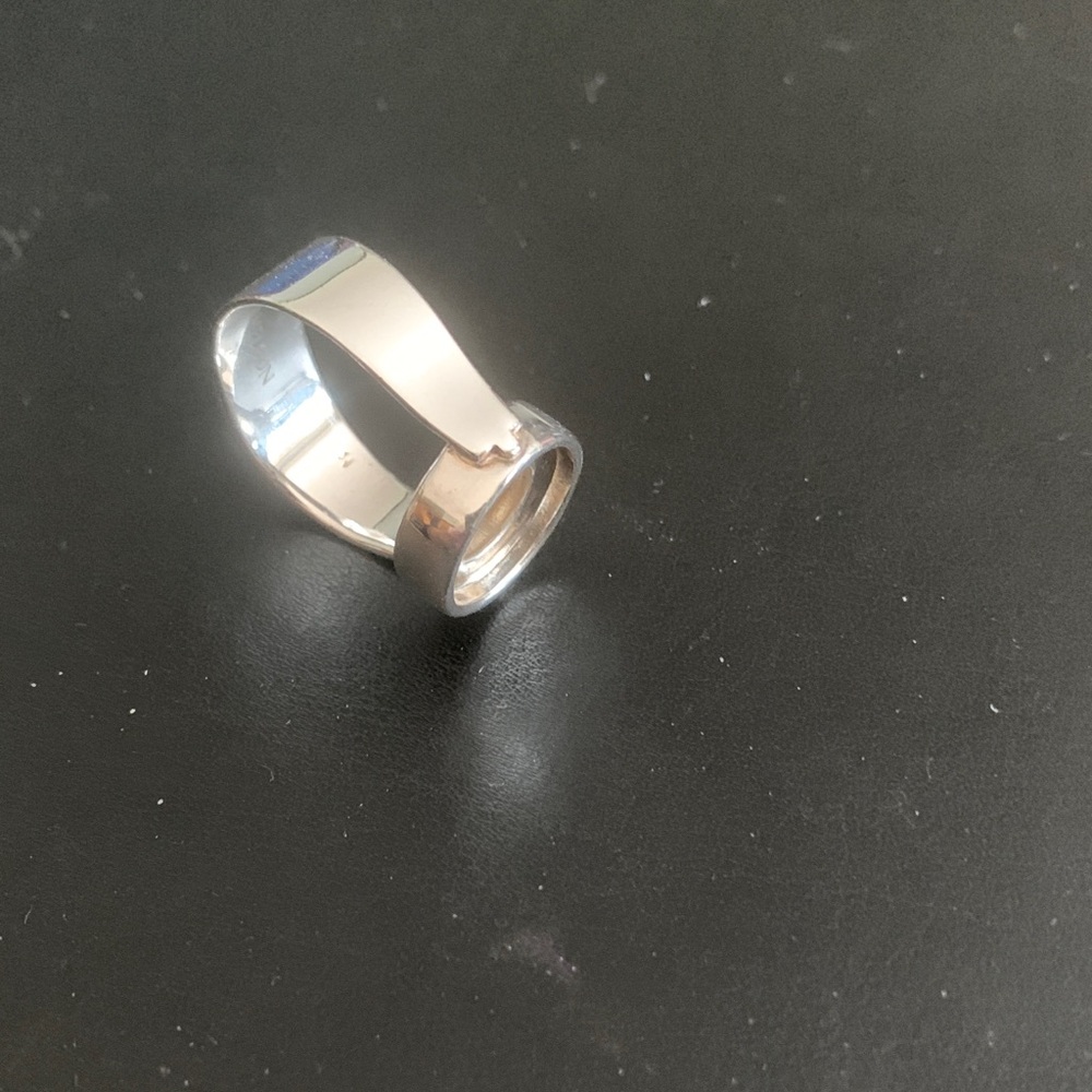 Kameleon Silver Ring to fit with Jewel Pops -size 73/4